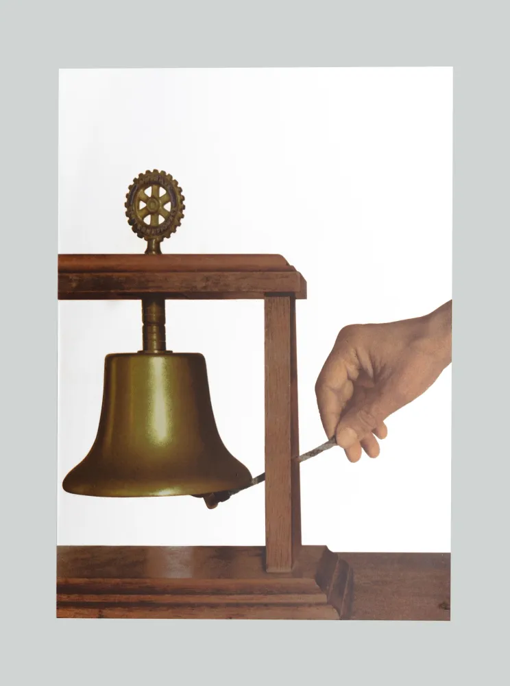 Siebdruck Pistoletto - La campana della solidarietà