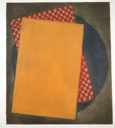 Radierung Piza - Carré jaune