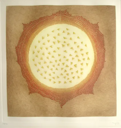 Radierung Piza - Etoile du matin