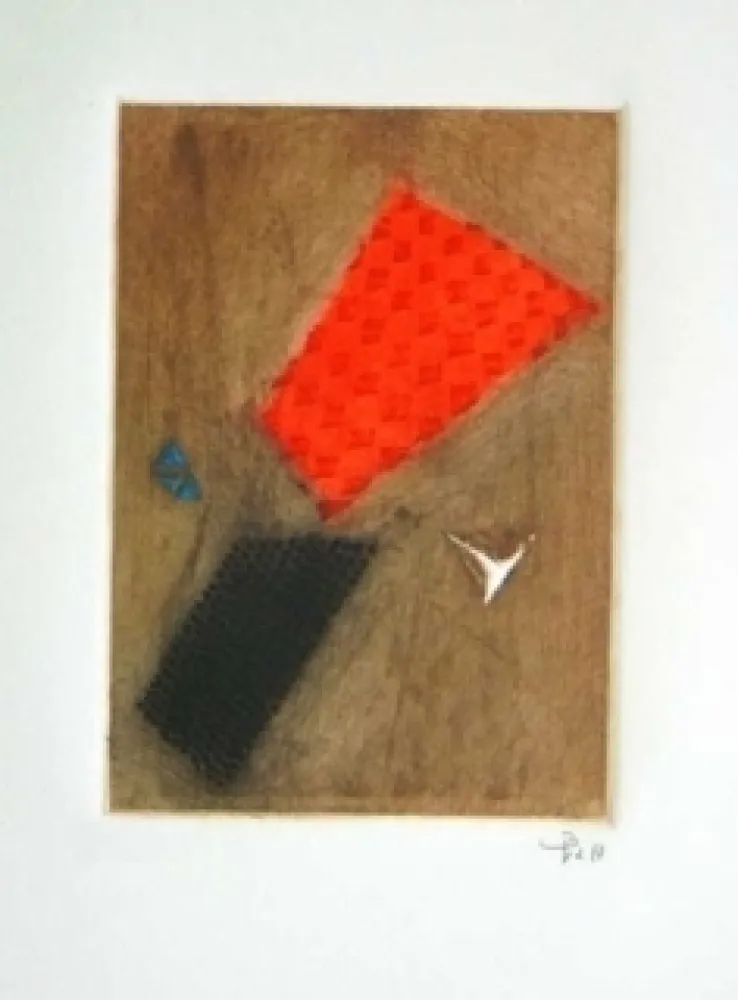 Radierung Und Aquatinta Piza - Flamboyante 