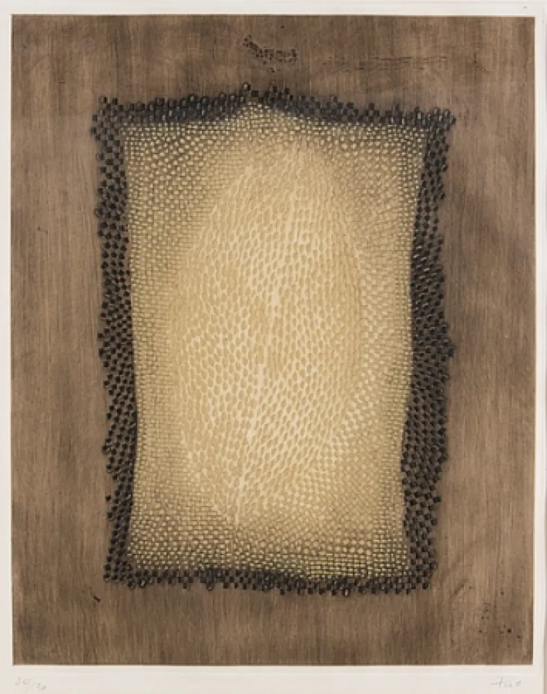 Radierung Piza - Jaune Lunaire