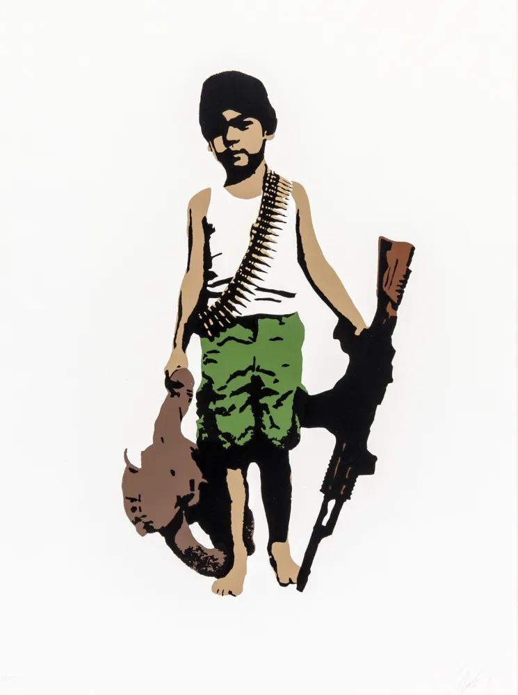 Siebdruck Plastic - Warchild