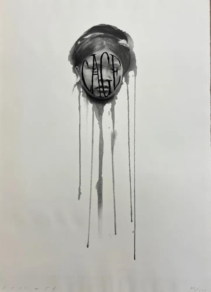 Lithographie Plensa - Arcano