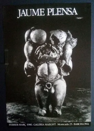 Plakat Plensa - JAUME PLENSA MAEGHT 1986 
