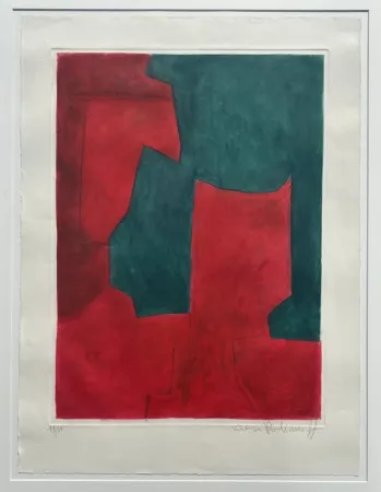 Stich Poliakoff - Composition Rouge et Verte