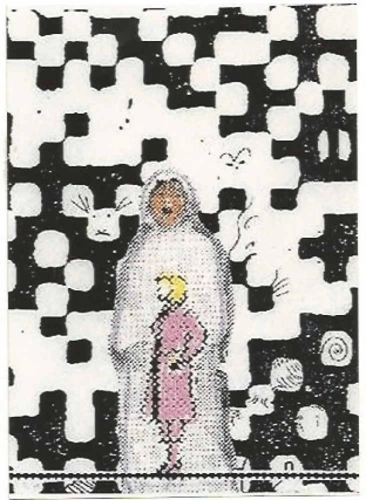 Siebdruck Polke - Hallucie