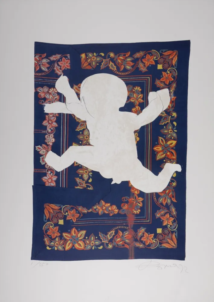 Lithographie Pomar - L'Enfant