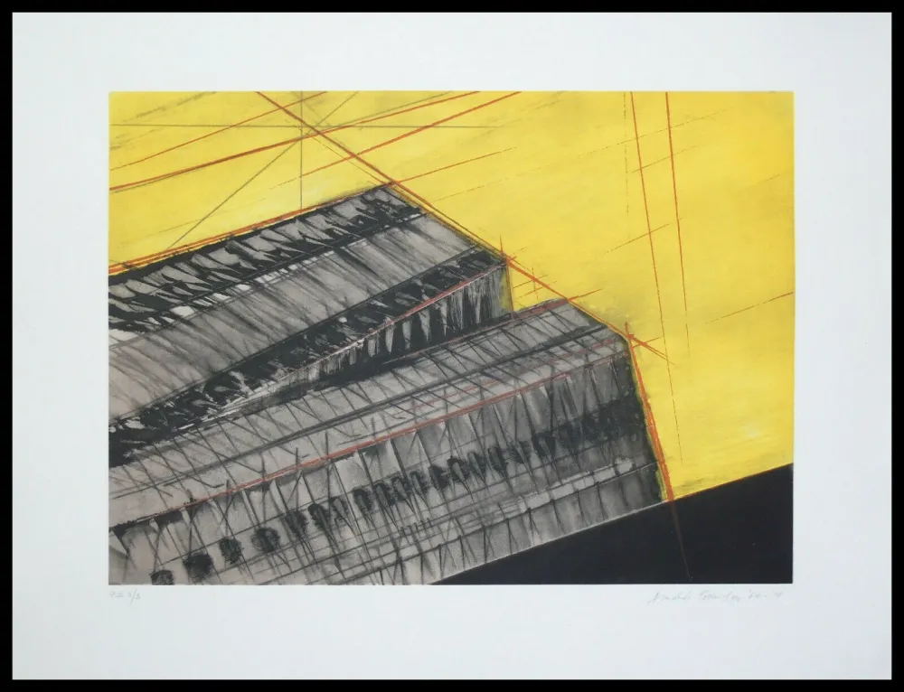 Radierung Und Aquatinta Pomodoro - Composizione