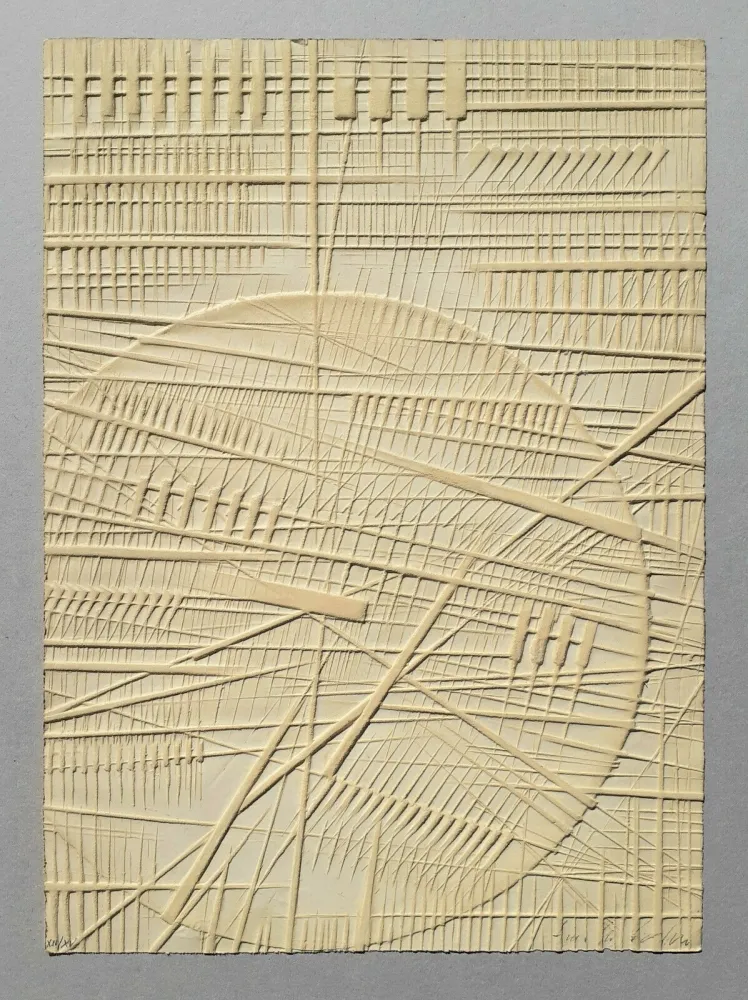 Radierung Pomodoro - Lettera solare