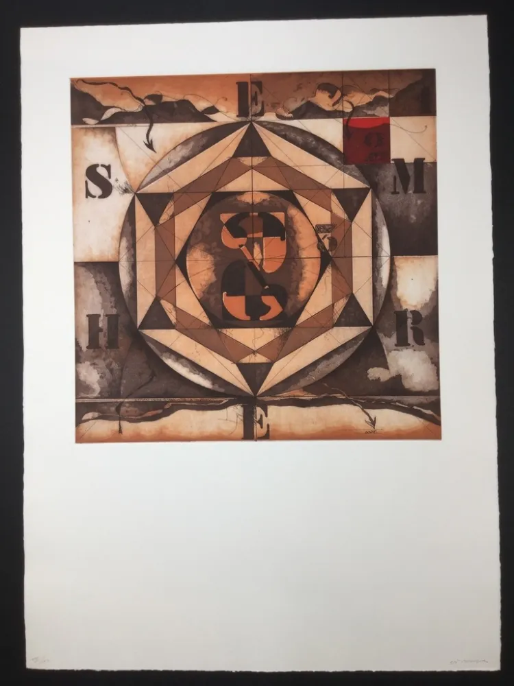 Radierung Und Aquatinta Pomodoro - Numero oltre il visibile