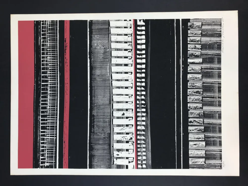 Siebdruck Pomodoro -  Strutturazione, 19655