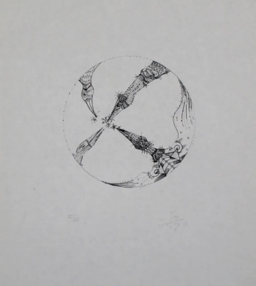 Lithographie Ponç - 4 pájaros (4 Birds)