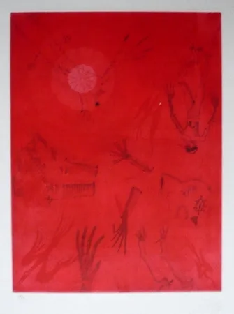 Radierung Und Aquatinta Ponç - Apocalypse