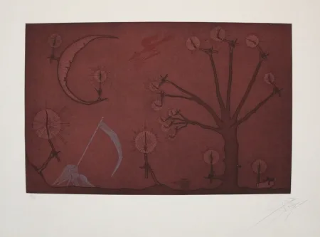 Radierung Und Aquatinta Ponç - Capvespre Màgic / Enchanted Evening