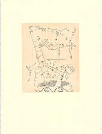 Radierung Und Aquatinta Ponç - Equilibrio