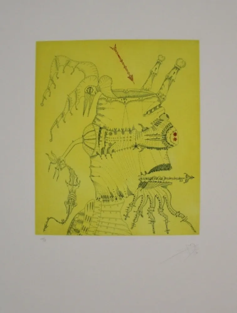 Radierung Und Aquatinta Ponç - Homenaje a Dürer