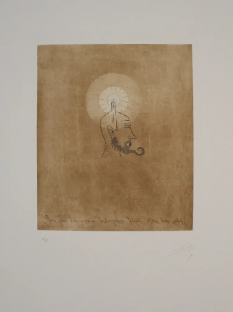 Radierung Und Aquatinta Ponç - Loco