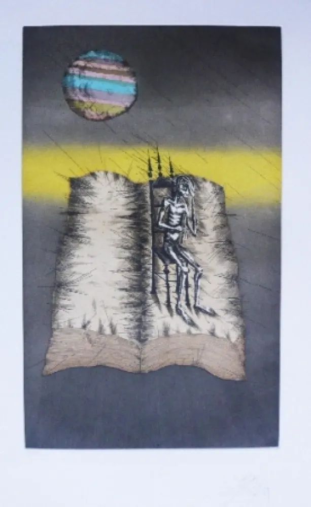 Radierung Und Aquatinta Ponç - Quichotte 12