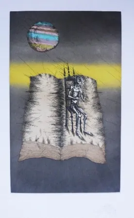 Radierung Und Aquatinta Ponç - Quichotte 12