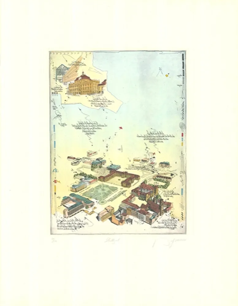 Radierung Und Aquatinta Portugall - Stuttgart