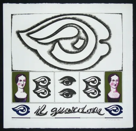 Stich Pozzati - Il guardone