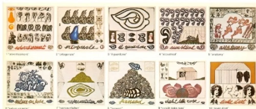 Radierung Und Aquatinta Pozzati - L'anatomia della bellezza