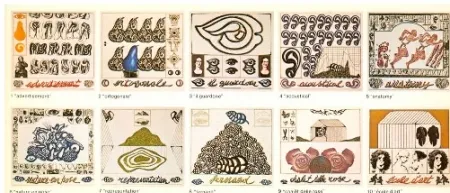 Radierung Und Aquatinta Pozzati - L'anatomia della bellezza