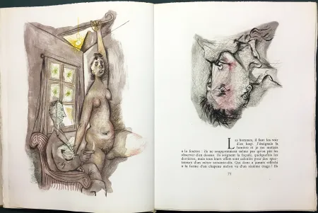 Illustriertes Buch Prassinos - LE MUR (Jean-Paul Sartre). 1945-1946.