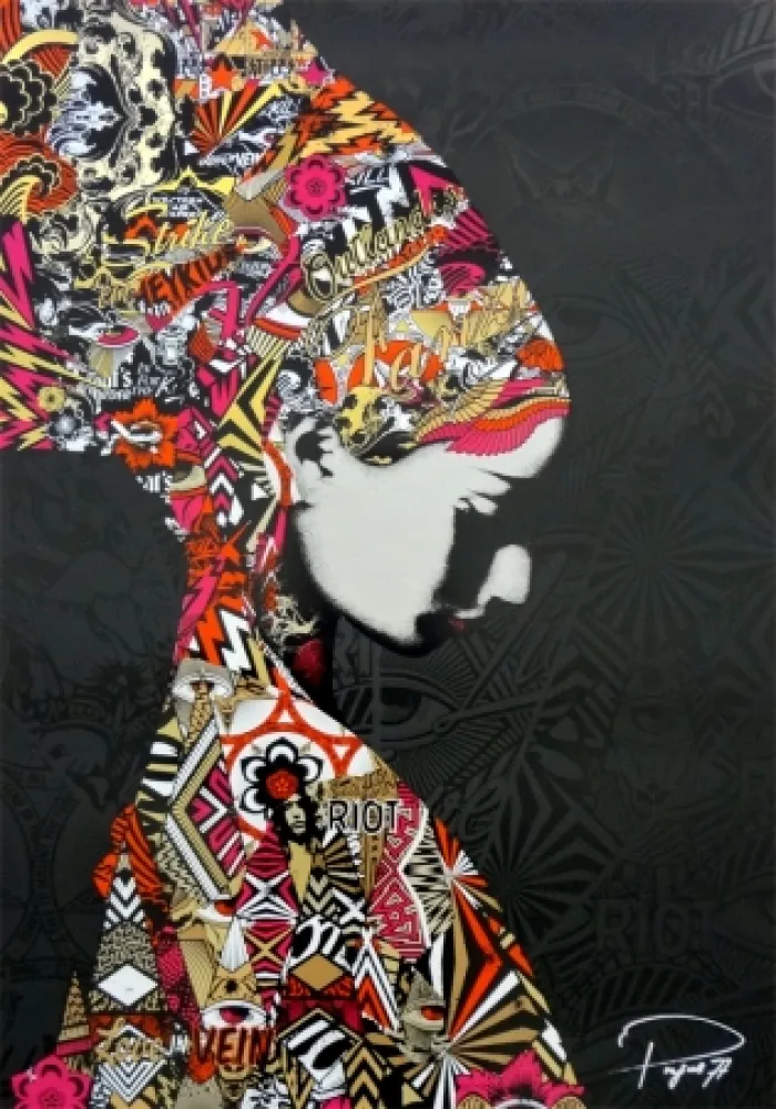 Siebdruck Prefab77 - Oulandos D'amour - Black/Gold