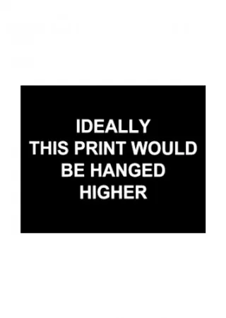 Stich Prouvost  - Ideally this print would be hanged higher