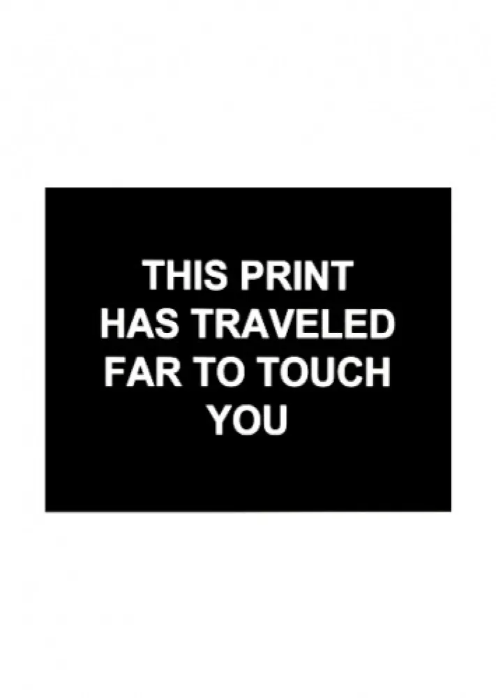 Stich Prouvost  - This print has traveled far to touch you