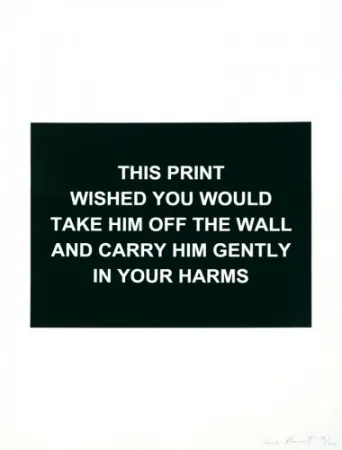 Stich Prouvost  - This print wished you would....