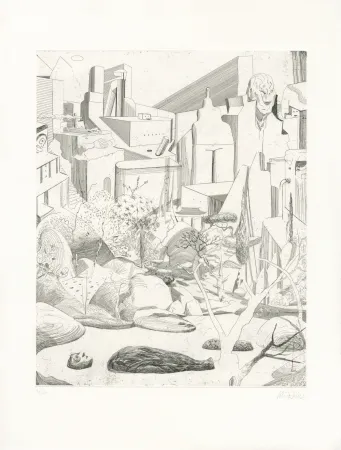 Radierung Prudhomme - Volare