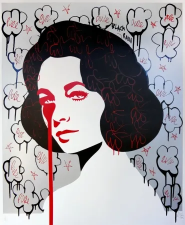 Siebdruck Pure Evil - Eddie Fisher's nightmare (silver popcorn)