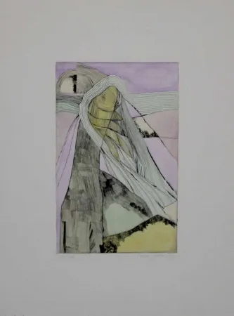 Kaltnadelradierung Pyroth - Brautland