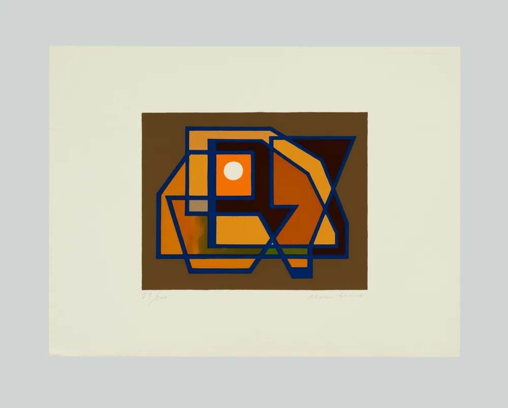 Siebdruck Radice - Tristezze della Luna