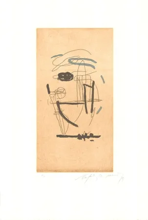 Radierung Und Aquatinta Ràfols Casamada - Barris Extrems-1