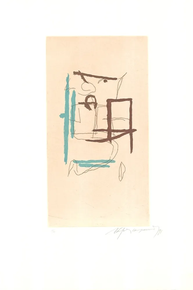 Radierung Und Aquatinta Ràfols Casamada - Barris Extrems-2