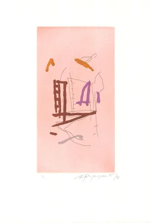 Radierung Und Aquatinta Ràfols Casamada - Barris Extrems-4