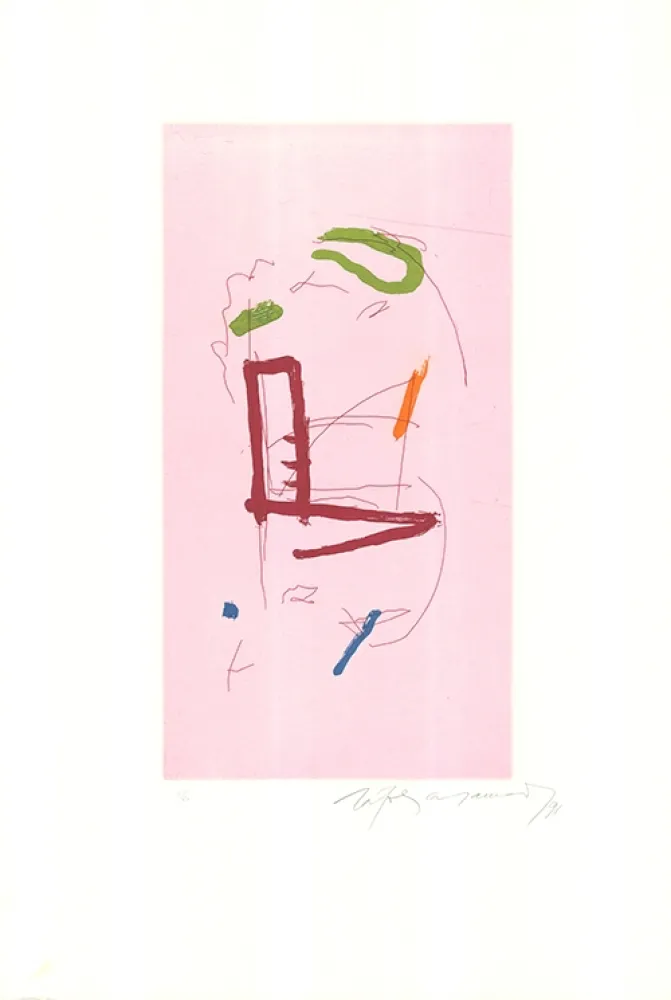 Radierung Und Aquatinta Ràfols Casamada - Barris Extrems-6