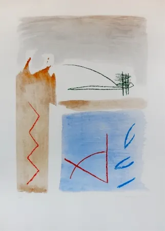 Radierung Und Aquatinta Ràfols Casamada - Cami de primavera V