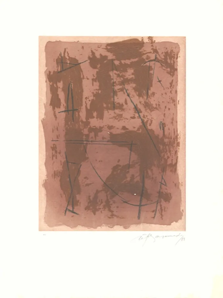 Radierung Und Aquatinta Ràfols Casamada - Circ-1