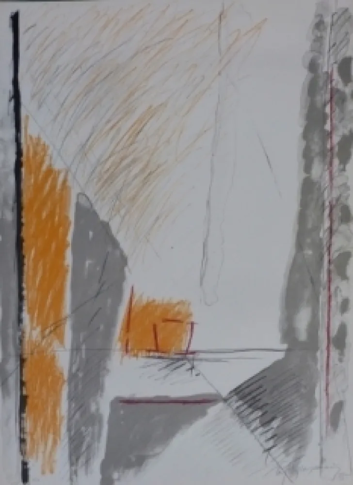 Lithographie Ràfols Casamada - Composition 60