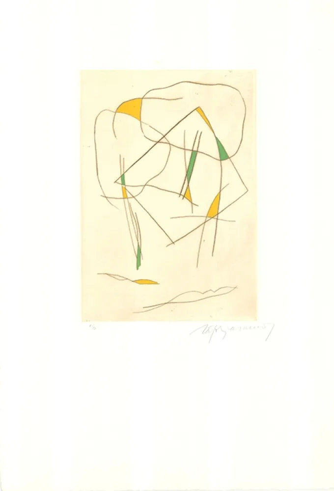 Radierung Und Aquatinta Ràfols Casamada - El bosc-6