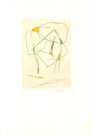 Radierung Und Aquatinta Ràfols Casamada - El bosc-6