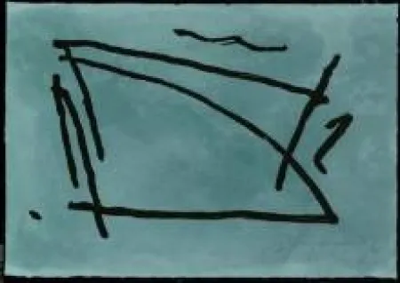 Aquatinta Ràfols Casamada - El passeig del poeta / The Poet's Walk