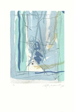 Radierung Und Aquatinta Ràfols Casamada - Floral-4