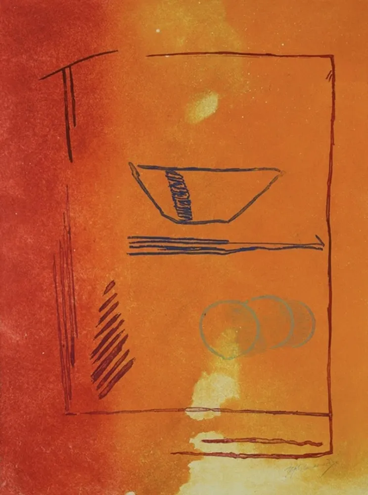 Radierung Und Aquatinta Ràfols Casamada - Fruites d'estiu