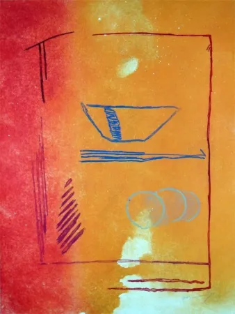 Radierung Und Aquatinta Ràfols Casamada - Fruites d'estiu