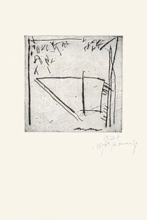 Kaltnadelradierung Ràfols Casamada - JJardí-1